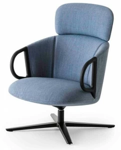 GABER Кресло из ткани с 4 спицами и высокой спинкой Cucaracha 394