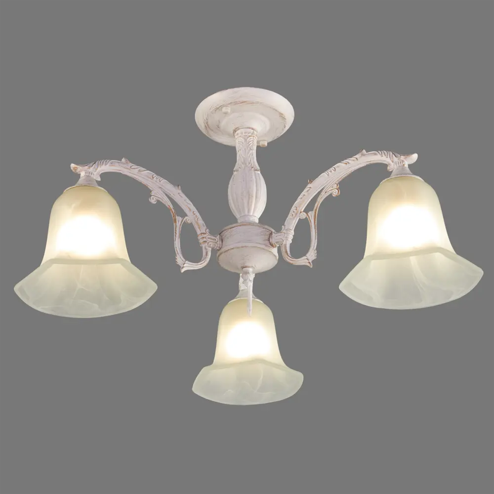 Люстра потолочная «Ариадна», 3 лампы, 9 м², цвет белый DE CITY STLM-2188122 - Вид №2