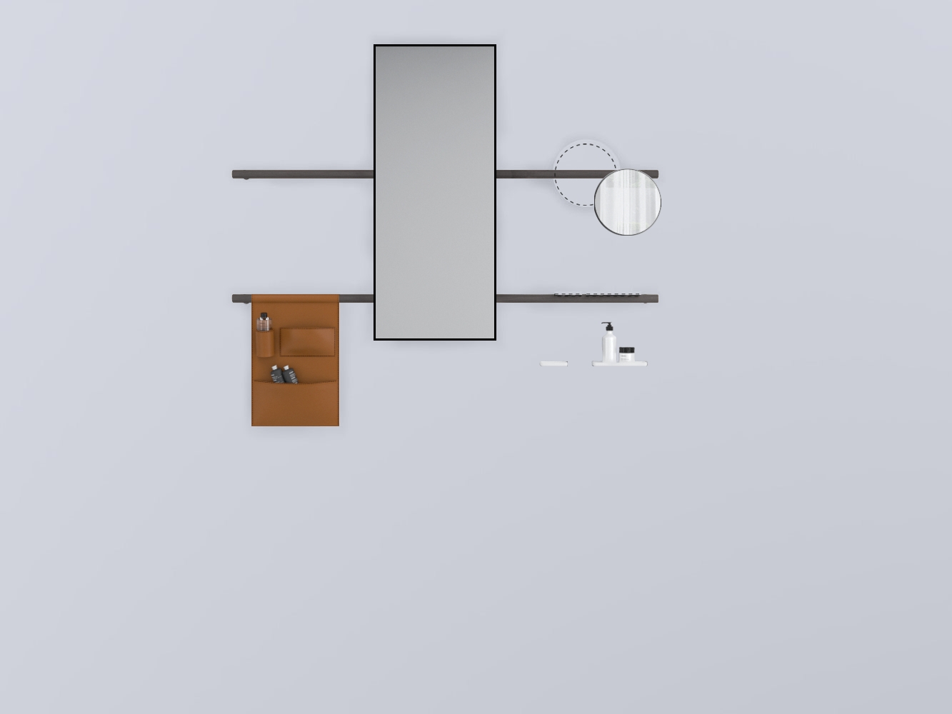 SWSTRE-RG+SWSPR-NM+SWSPI-CM+SWM10-BI+SWM20-BI+SWSCR-NA . прямоугольный дерево cielo Siwa Ceramica Cielo
