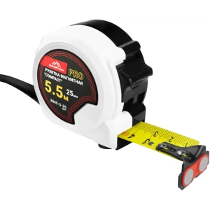 Рулетка измерительная VERTEXTOOLS с магнитным наконечником 5.5 м 89403118
