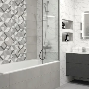 Настенная плитка KREAFORTA Mersey Concrete с эффектом бетона 20×40 см 89405698