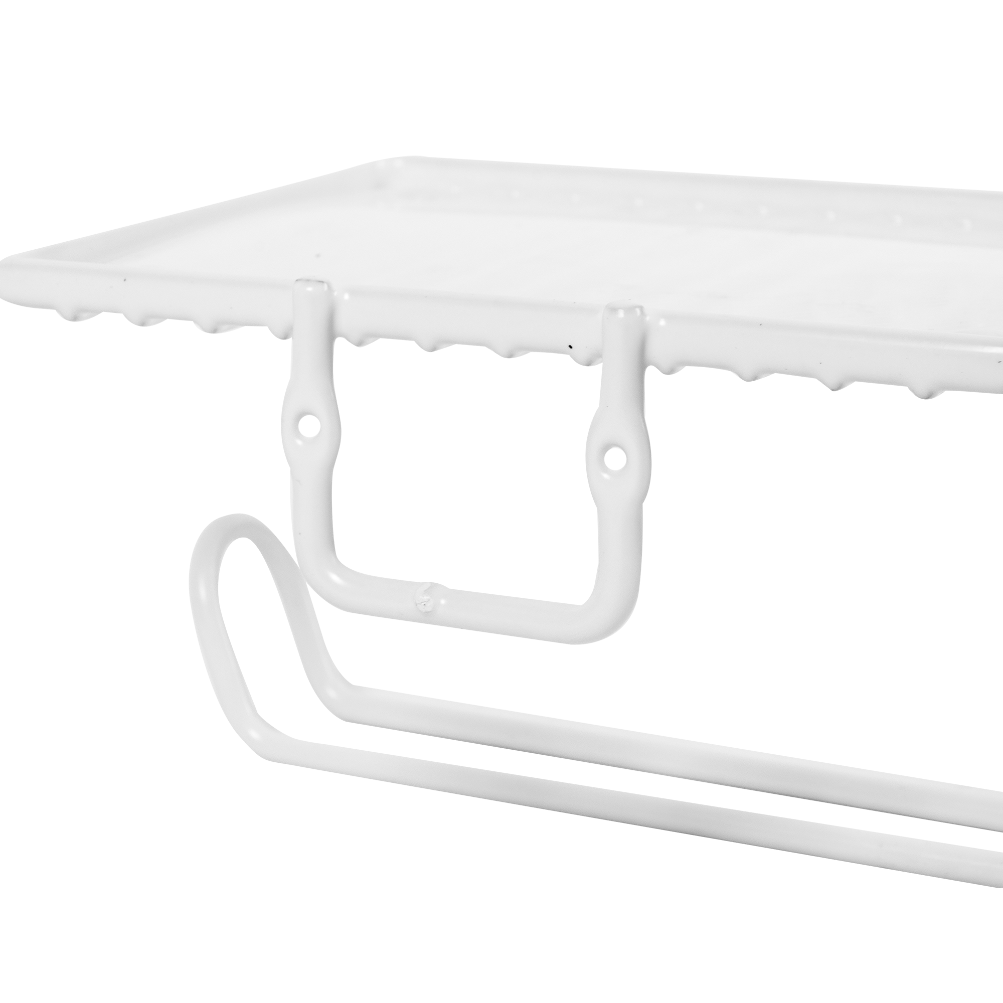 SWENSA Держатель для туалетной бумаги с полкой Colors - белый дизайнерский аксессуар 82396352 STLM-0026435 - Вид №1