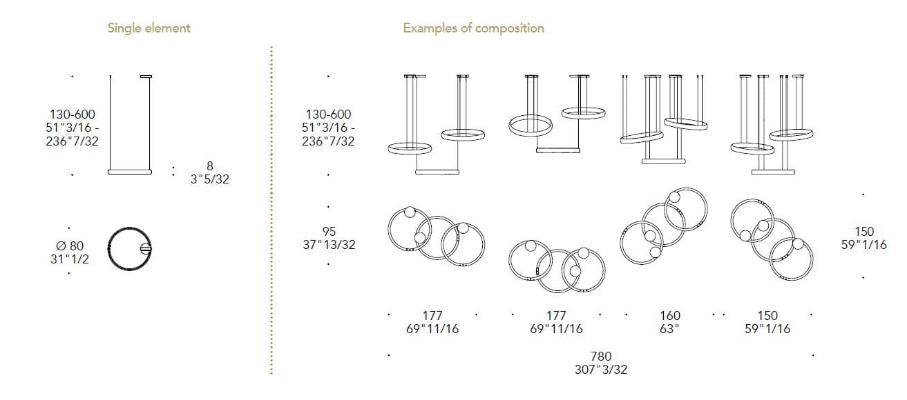 Светодиодный подвесной светильник REFLEX CERCHIO ARCH-00128158 - Вид №2