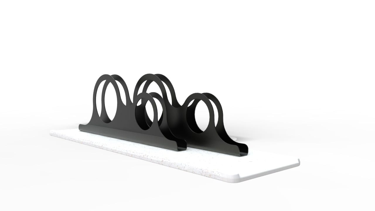 Стойка для велосипедов из оцинкованной стали Viscio Urban Design DUNE ARCH-00050149 - Вид №15