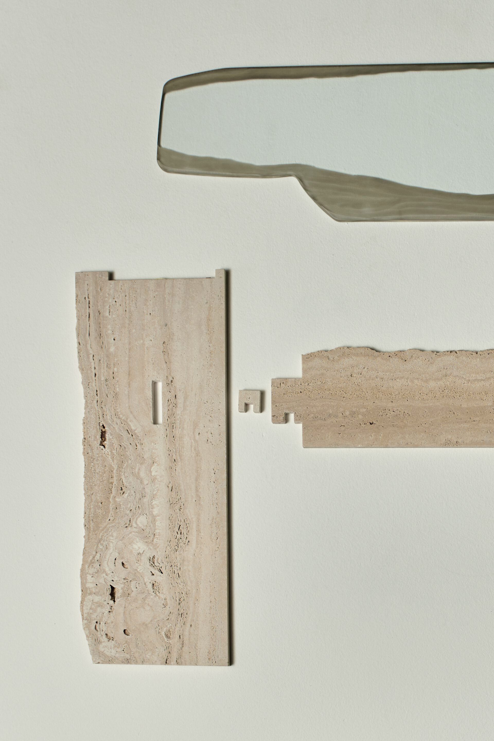 Травертин и стеклянная консоль ARTE VENEZIANA пещера ARCH-00078015 - Вид №4