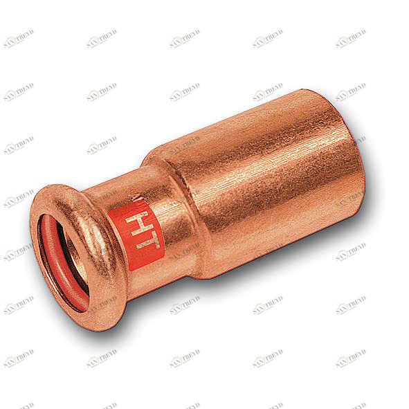 1122435435 SANHA 12243 пресс-фитинг солн.,медь, ниппель переходн. ВПр-НПр 54ax35 мм 