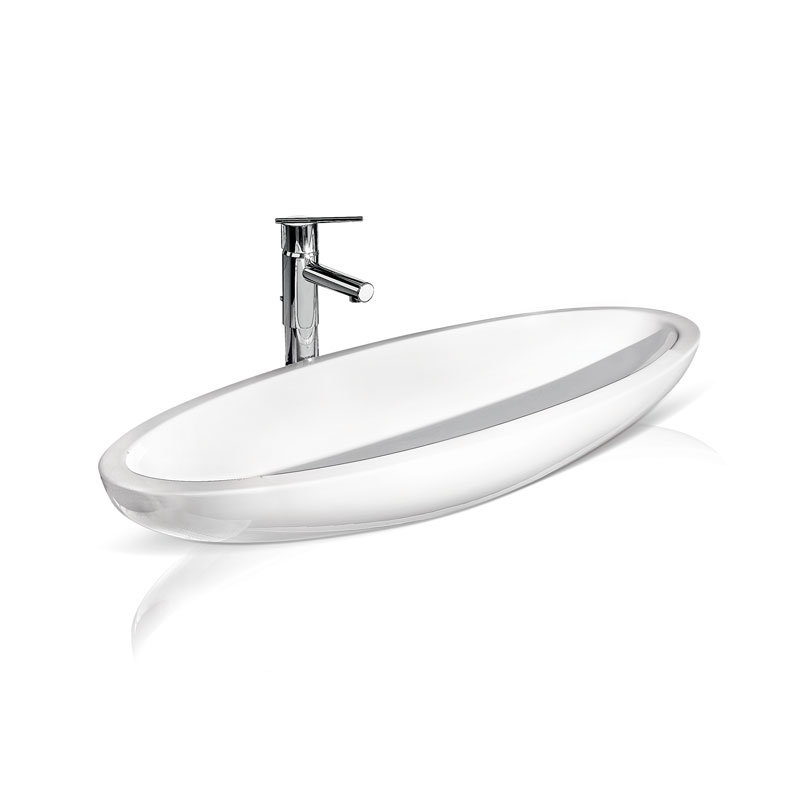 L225T0R0V0.100 Накладная раковина овальная A. e T. Italia BOLD Белый глянцевый AeT ITALIA