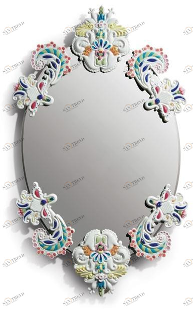 Lladró Овальное настенное зеркало  01007834 