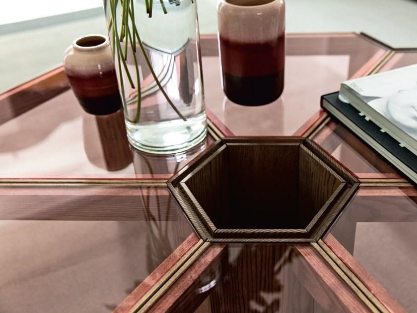 Porada Треугольный модульный журнальный столик из массива дерева Eighteen sun-id-1375577 - Вид №3