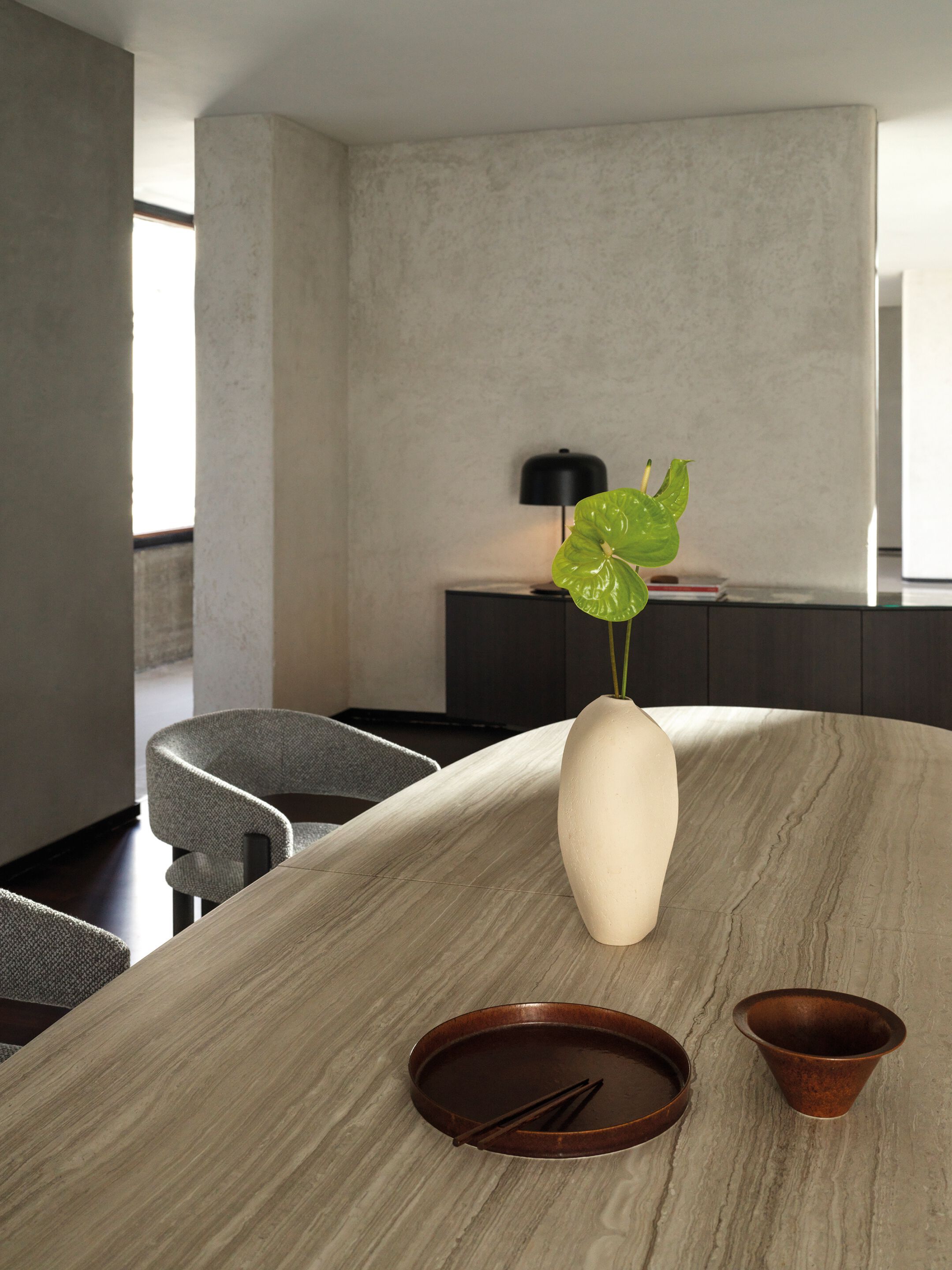 Овальный стол с мраморной столешницей Ditre Italia Biarritz ARCH-00068437 - Вид №5