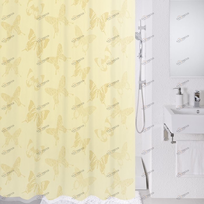 770P180M11 Milardo Ivory dream Штора для ванной комнаты Ivory dream Россия 