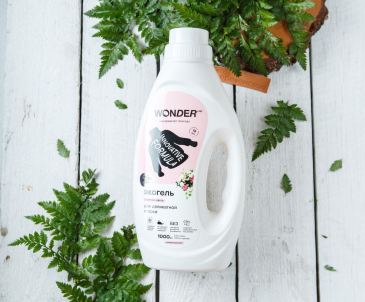 6044 Экогель для деликатной стирки "Утренние цветы" Вкусляндия 