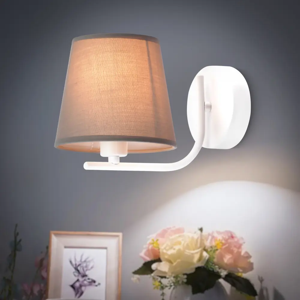 Бра Rivoli Chris 3154-401 цвет бело-серый STLM-2117044