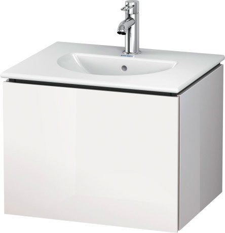 LC616009191 L-Cube Тумбочка подвесная Серо-коричневый декор Duravit - Вид №1