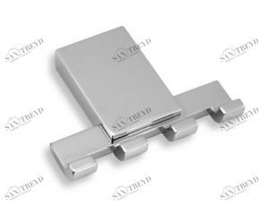 Крючок четверной Novaservis Metalia 9 0943.0 хром 09430