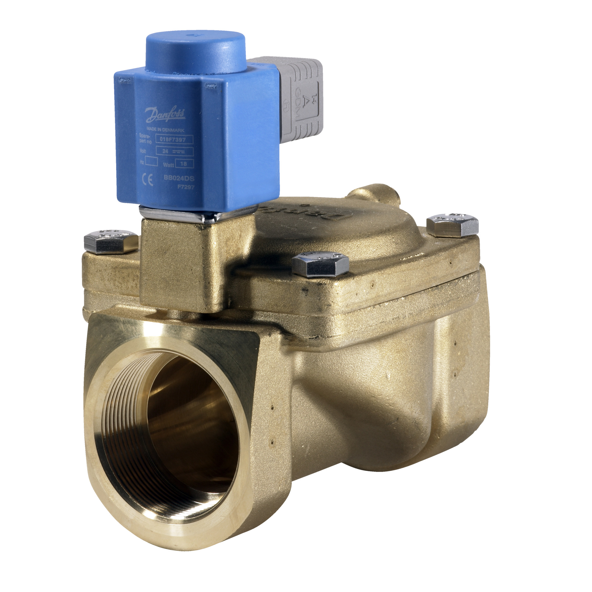 Danfoss EV220B — двухходовые электромагнитные клапаны для общей промышленности Клапан электромагнитный EV220B 032U7120  - Вид №49