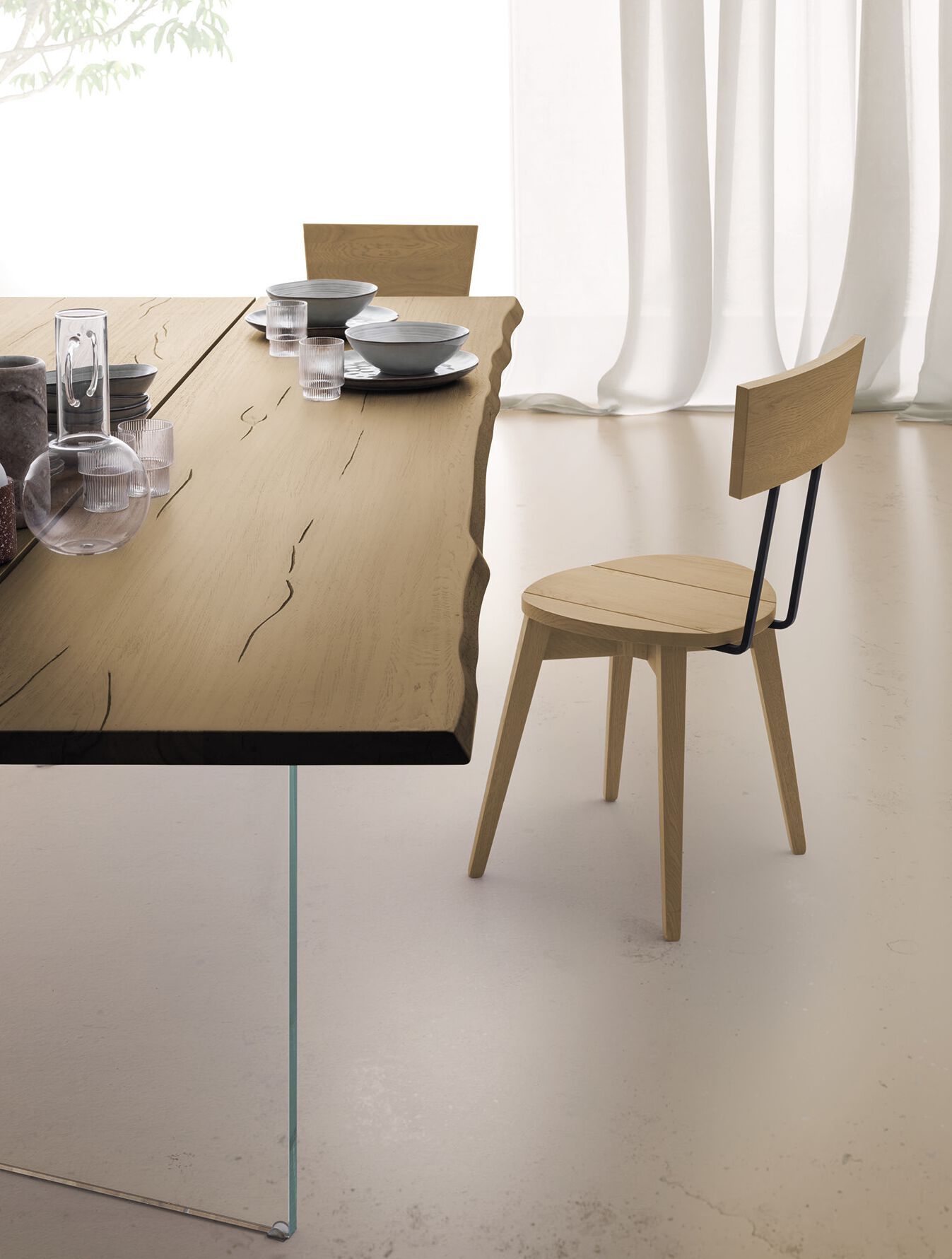 Прямоугольная столешница из дуба Devina Nais Близнецы ARCH-00133967 - Вид №1