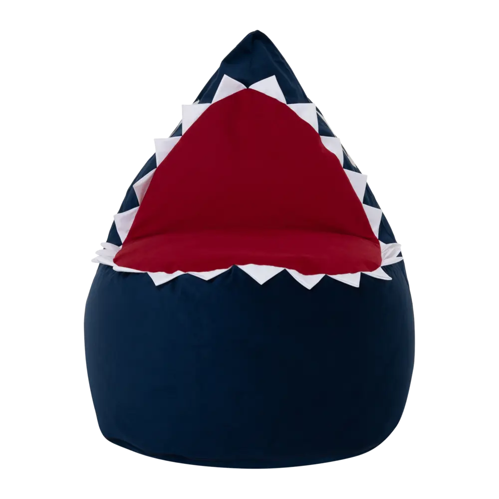 Пуфик Dreambag Акула полиэстер 60x60x95 см цвет синий STLM-2070086 - Вид №1