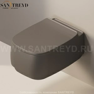 FG118G7006 Подвесной унитаз настенный Черный Ceramica Flaminia Flag Италия