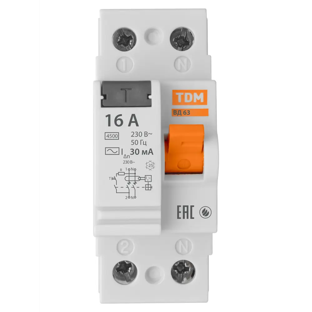 УЗО TDM Electric ВД1-63: защита от токов утечки для промышленности и ЖКХ 89347146 STLM-1111709 - Вид №1
