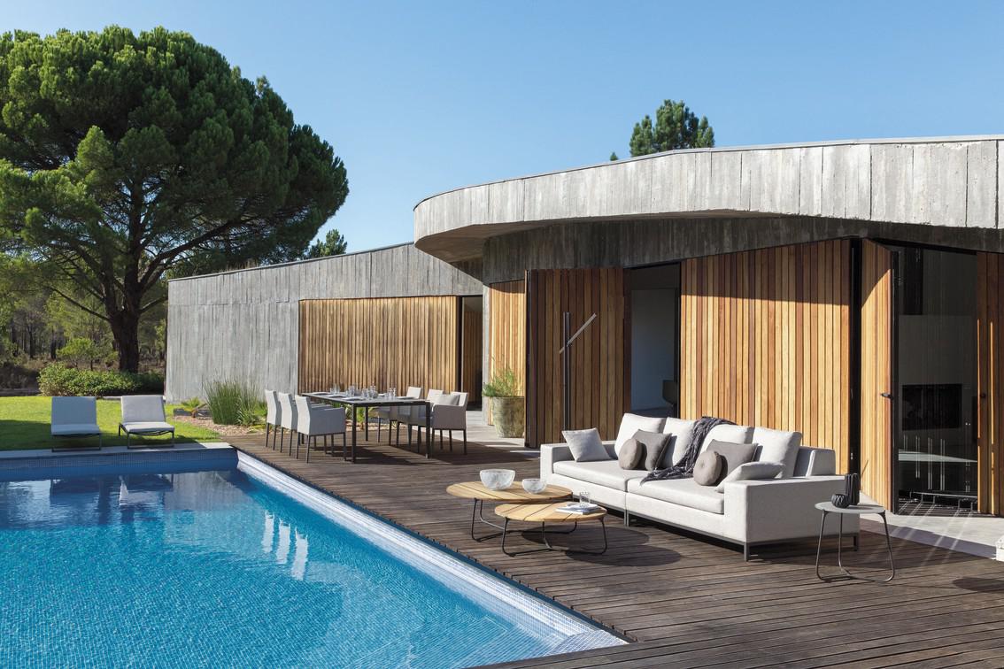 MNST618 Стул белый лотос смоки Manutti Liner - Вид №5