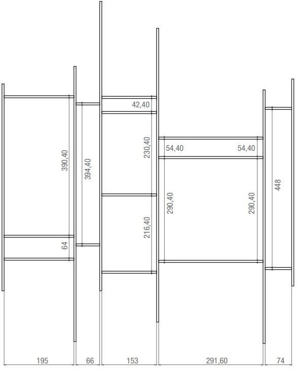 MDF Italia Стеллаж открытый из мдф Random sun-id-1366398 - Вид №5