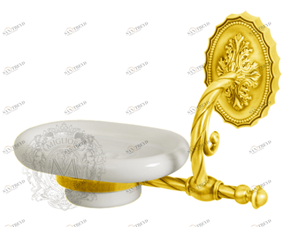 Мыльница MIGLIORE Edera ML.EDR-60.301.DO - золото 