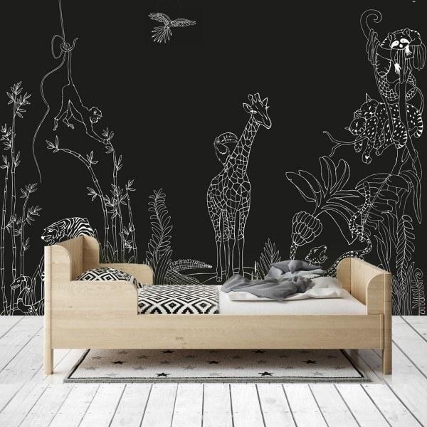 Groovy Magnets Магнитные виниловые обои Chalkboard Kmb-ju-mo-wh - Вид №6