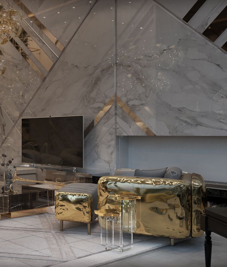 0-291 Медный приставной столик Monet Boca Do Lobo  - Вид №25