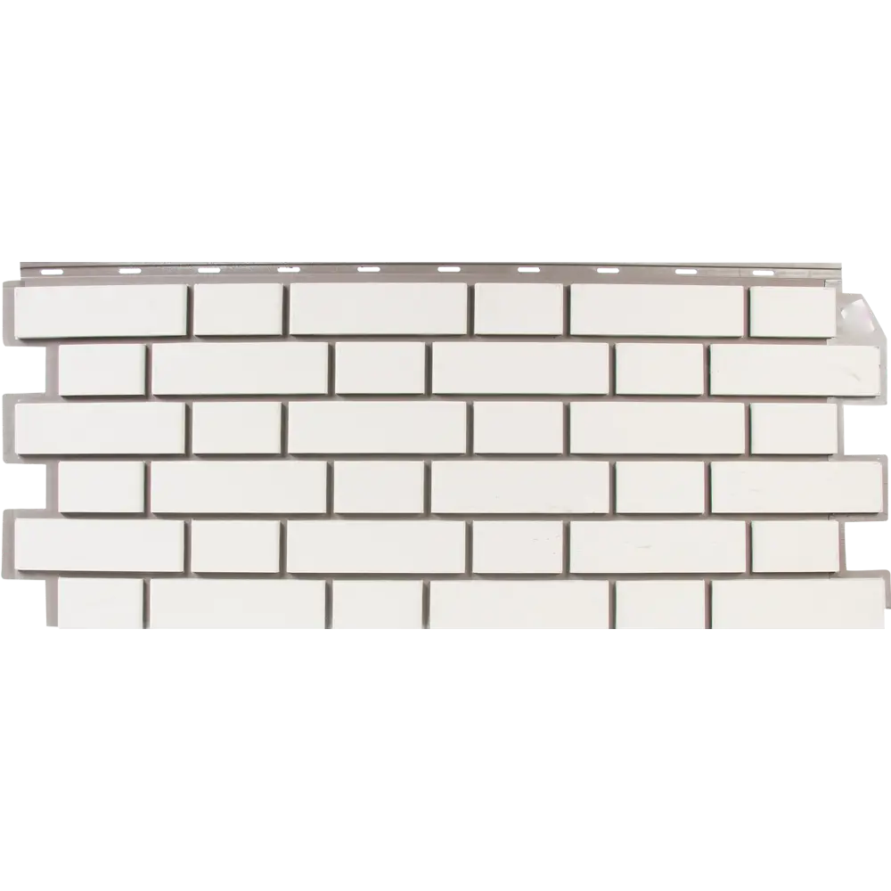 Фасадная панель FineBer Кирпич облицовочный цвет белый Нет STLM-2116613