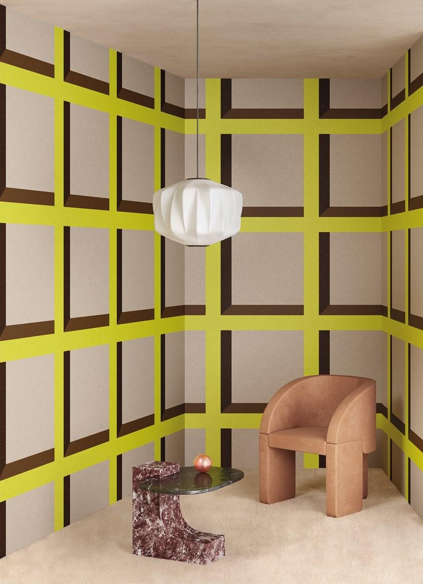 OR.NAMI Виниловые обои с геометрическим рисунком September 2020 Orn20_003  - Вид №1