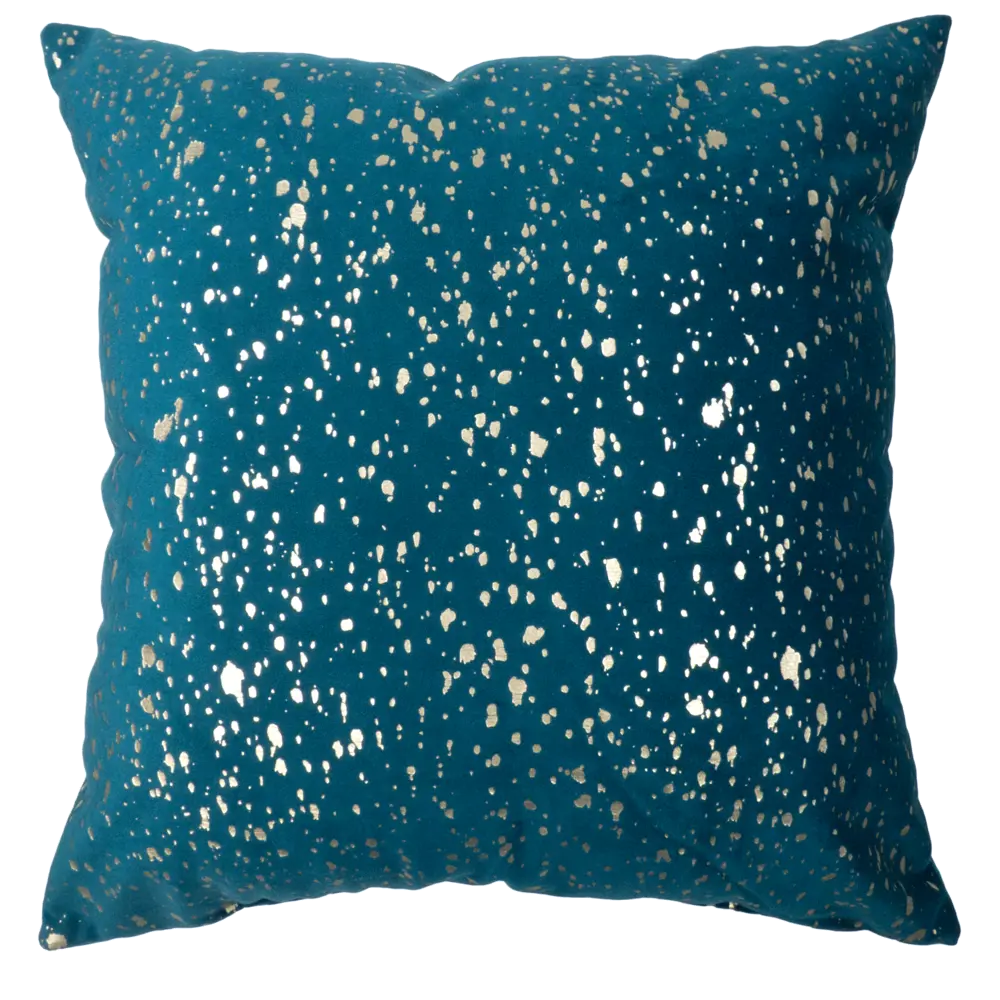 Подушка Голди 43x43 см цвет морская глубина LINEN WAY STLM-2196050