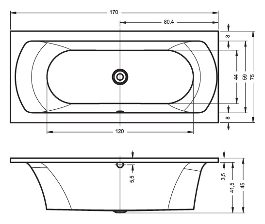 BB4400500000000_pro6 Ванна Riho Lima Santreyd - Вид №5