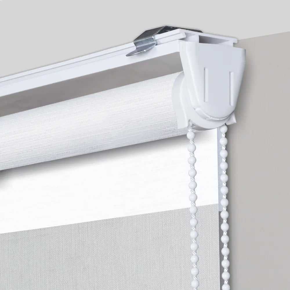 Рулонная штора день-ночь MIAMOZA Москва 70×160 см белая 89411429 STLM-1562917 - Вид №1