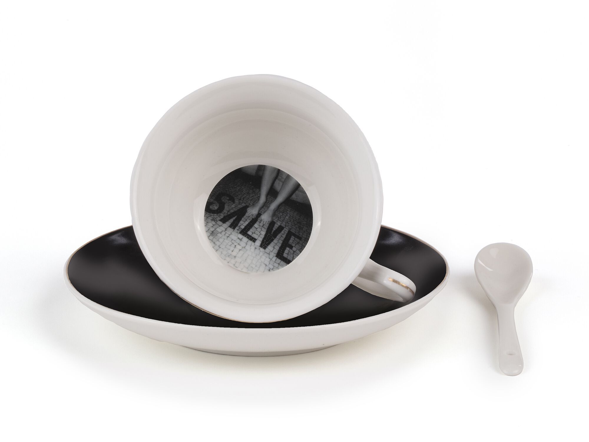 Фарфоровая чайная чашка Seletti Guiltless ARCH-00061798