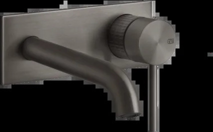 Смеситель для умывальника 54288 707 Gessi Gessi316 ЧЕРНЫЙ МЕТАЛЛ BR. PVD