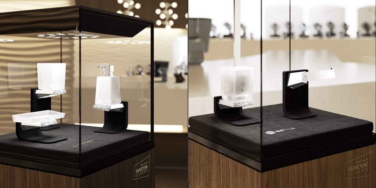 Sonia Мыльница настенная с держателем S8 SWK Хром 161928 - Вид №1