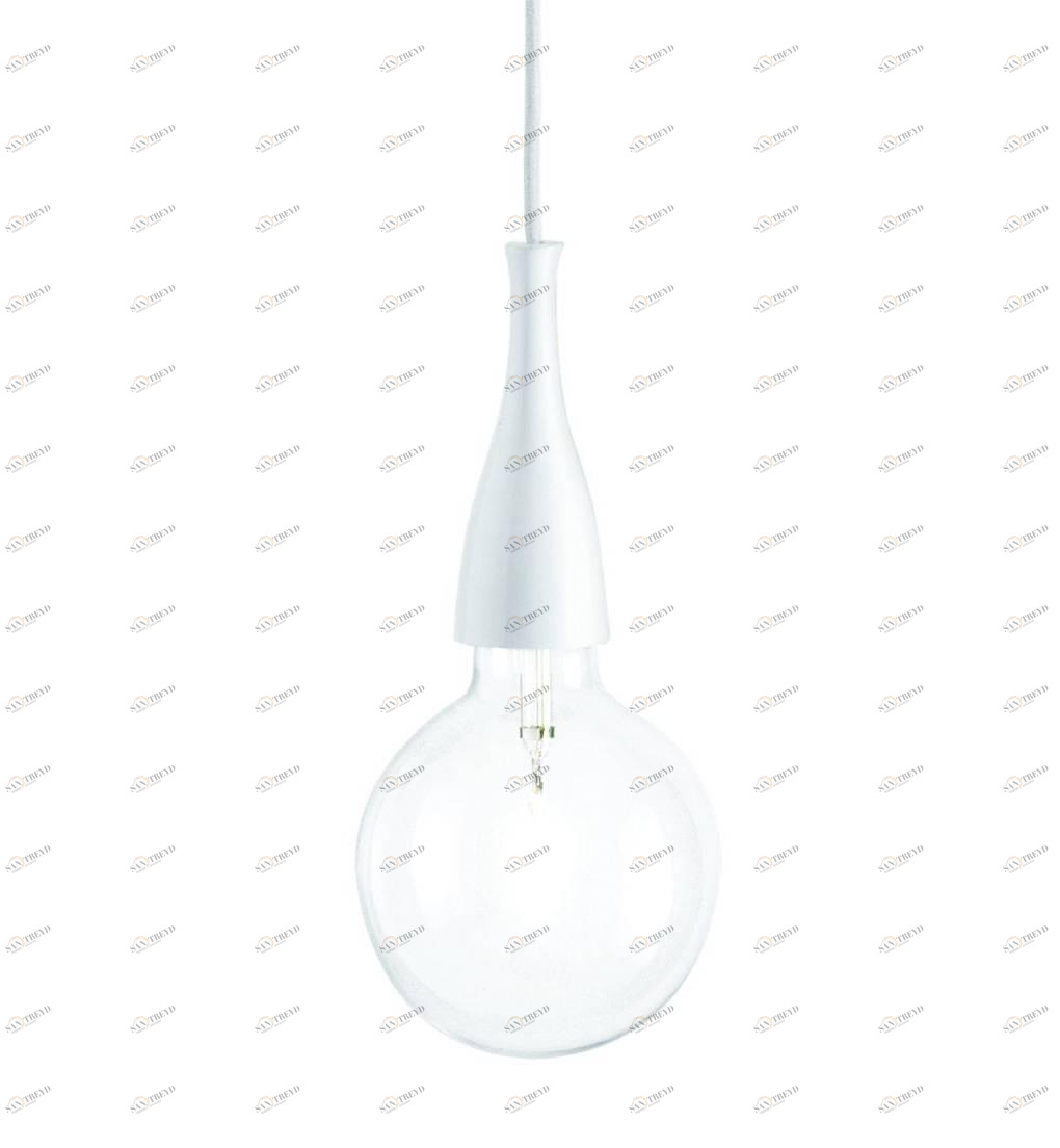 Подвесной светильник Ideal Lux Minimal SP1 Bianco IDEAL LUX MINIMAL 071637 Белый