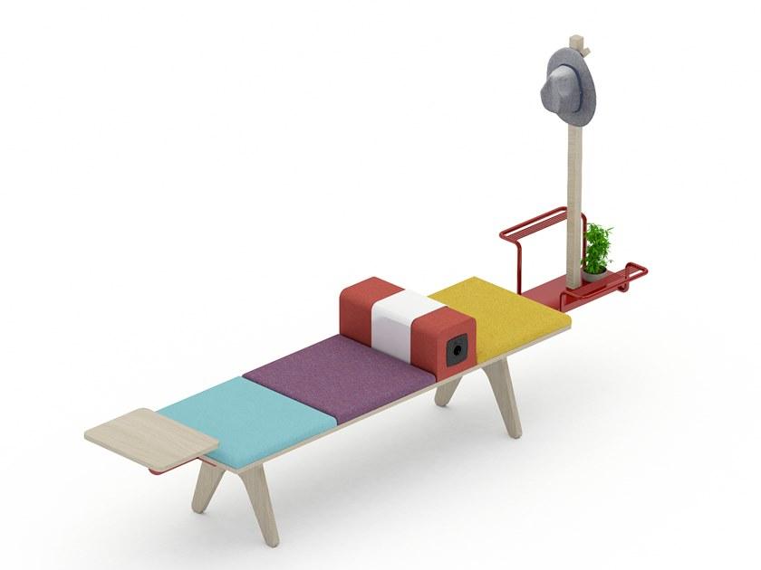 Tuna Ofis Скамья из ткани без спинки sun-id-1467033 - Вид №4