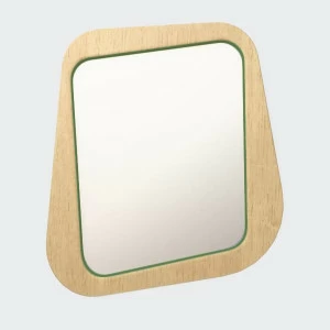 Зеркало настенное малое зеленое Woodi WOODI ДИЗАЙНЕРСКИЕ 00-3966356 Зеленый