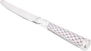 10667969 Русские самоцветы Нож столовый Русские самоцветы, серебро 925 Серебро 925