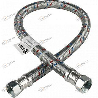 Гибкая подводка для воды ВР 3/4 х ВР 3/4 STOUT - 1000 мм SHF0310182020