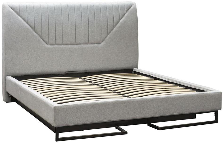 30644 Кровать с ортопедическим основанием и ящиком 1.4 Loft Alberta Браун R-HOME 401720455h_Браун - Вид №2