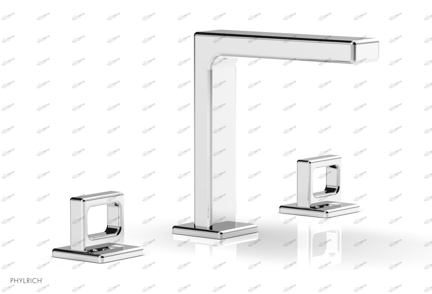 Комплект и ручки MIX Phylrich  290-03-026 Хромированный