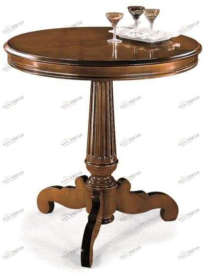 SCAPPINI & C Круглый обеденный стол из дерева с основанием 3 звезды 35th anniversary 964