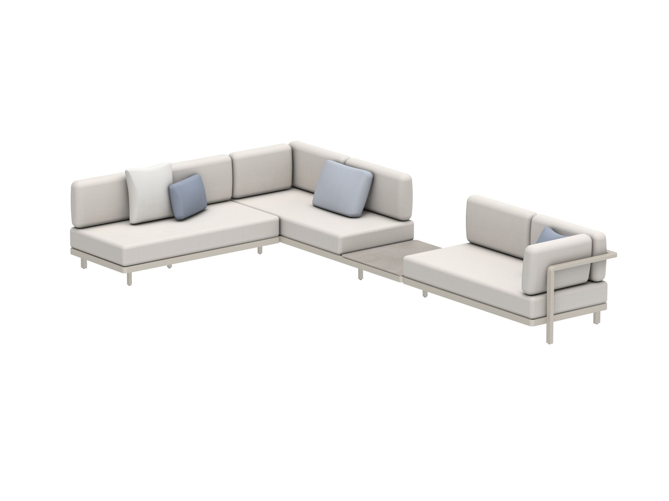 Угловой модульный садовый диван в Batyline® Royal Botania Alura Lounge ARCH-00111953 - Вид №6