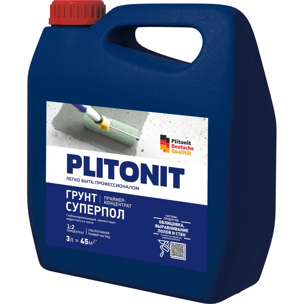 Грунт Плитонит Супер Пол 3 л PLITONIT STLM-2166490 - Вид №2