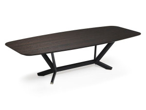 Стальной и деревянный бочковый стол