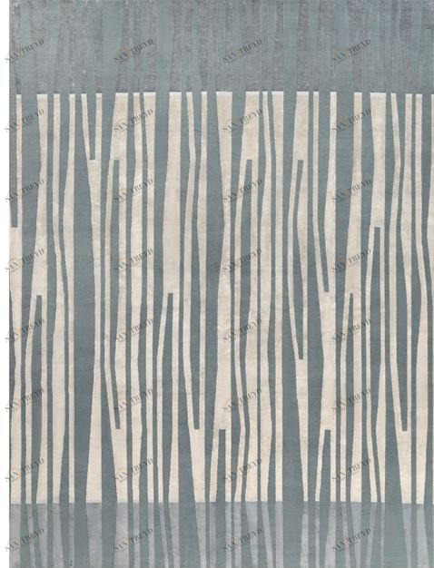 Tapis Rouge Прямоугольный коврик ручной работы Ambiance Tr1387