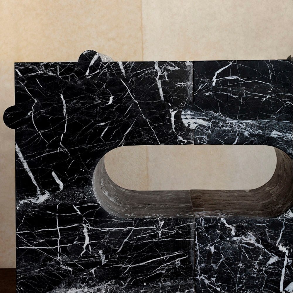 Прямоугольная консоль из натурального камня Kelly Wearstler Hume ARCH-00050381 - Вид №1